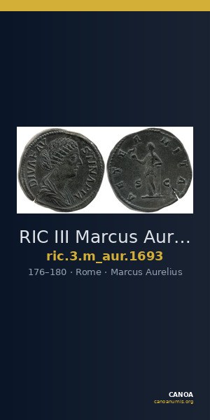 RIC III Marcus Aurelius 1693 — CANOA