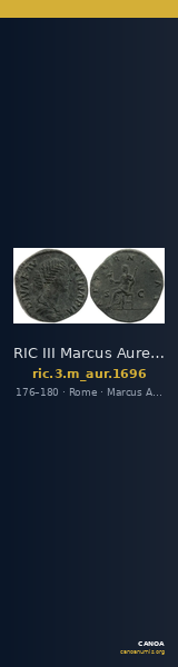 RIC III Marcus Aurelius 1696 — CANOA