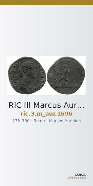 RIC III Marcus Aurelius 1696 — CANOA