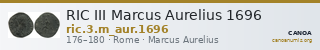 RIC III Marcus Aurelius 1696 — CANOA