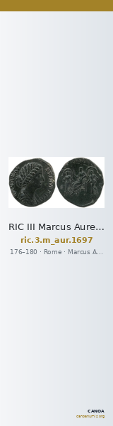 RIC III Marcus Aurelius 1697 — CANOA