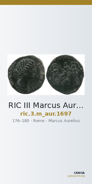 RIC III Marcus Aurelius 1697 — CANOA