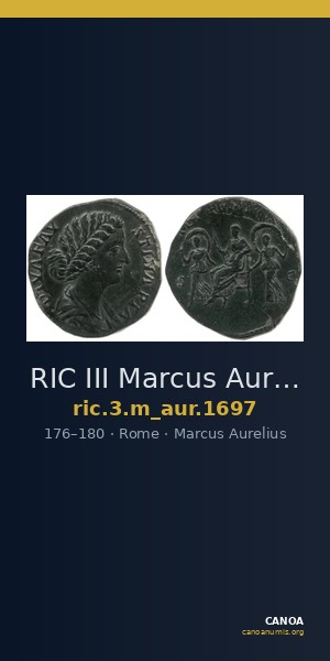 RIC III Marcus Aurelius 1697 — CANOA