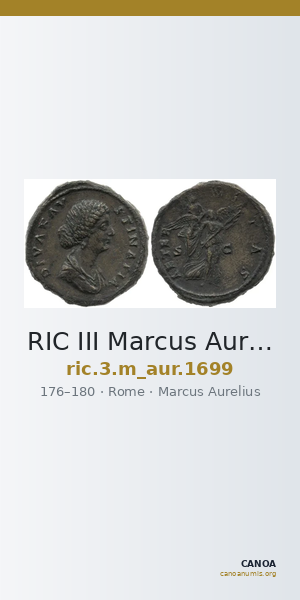 RIC III Marcus Aurelius 1699 — CANOA