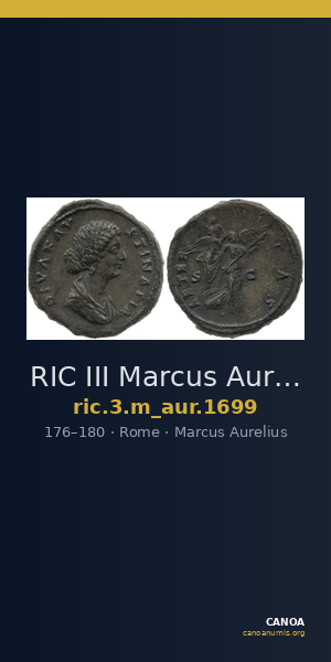 RIC III Marcus Aurelius 1699 — CANOA