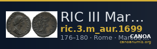 RIC III Marcus Aurelius 1699 — CANOA