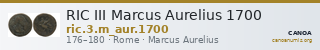 RIC III Marcus Aurelius 1700 — CANOA