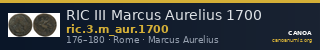 RIC III Marcus Aurelius 1700 — CANOA