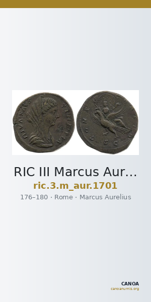RIC III Marcus Aurelius 1701 — CANOA