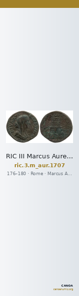 RIC III Marcus Aurelius 1707 — CANOA