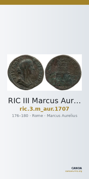 RIC III Marcus Aurelius 1707 — CANOA