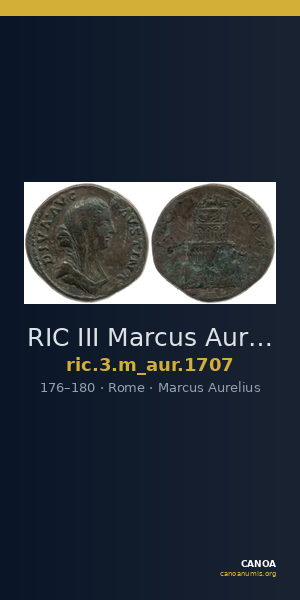RIC III Marcus Aurelius 1707 — CANOA