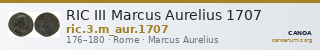 RIC III Marcus Aurelius 1707 — CANOA