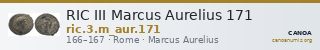RIC III Marcus Aurelius 171 — CANOA
