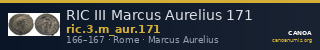 RIC III Marcus Aurelius 171 — CANOA