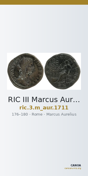 RIC III Marcus Aurelius 1711 — CANOA
