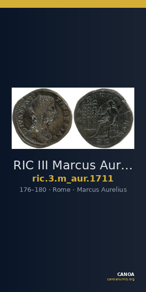 RIC III Marcus Aurelius 1711 — CANOA