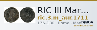 RIC III Marcus Aurelius 1711 — CANOA