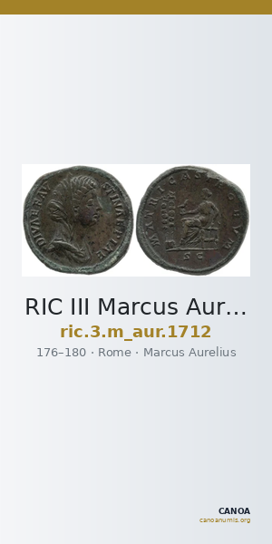 RIC III Marcus Aurelius 1712 — CANOA