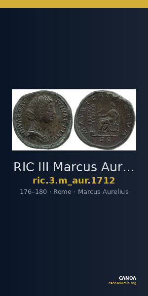 RIC III Marcus Aurelius 1712 — CANOA
