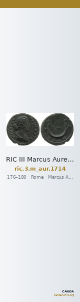 RIC III Marcus Aurelius 1714 — CANOA
