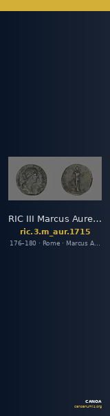 RIC III Marcus Aurelius 1715 — CANOA