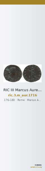 RIC III Marcus Aurelius 1716 — CANOA