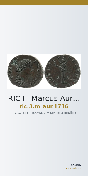 RIC III Marcus Aurelius 1716 — CANOA