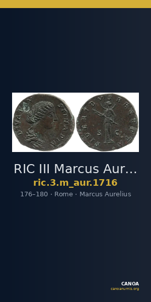 RIC III Marcus Aurelius 1716 — CANOA