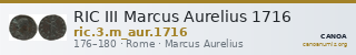 RIC III Marcus Aurelius 1716 — CANOA