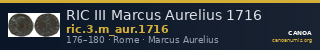RIC III Marcus Aurelius 1716 — CANOA