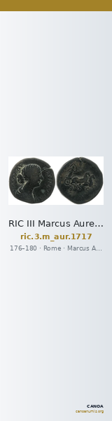 RIC III Marcus Aurelius 1717 — CANOA