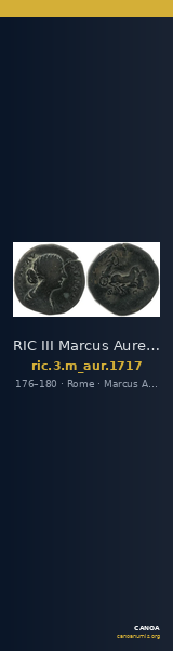 RIC III Marcus Aurelius 1717 — CANOA
