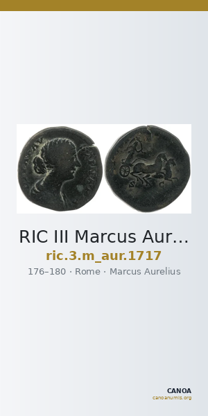 RIC III Marcus Aurelius 1717 — CANOA
