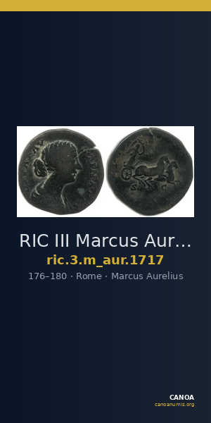 RIC III Marcus Aurelius 1717 — CANOA