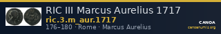 RIC III Marcus Aurelius 1717 — CANOA