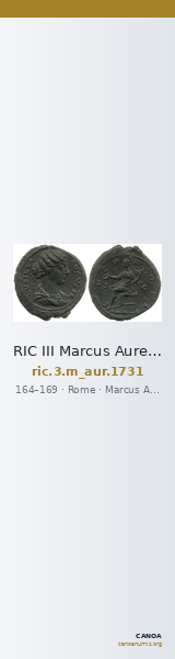RIC III Marcus Aurelius 1731 — CANOA