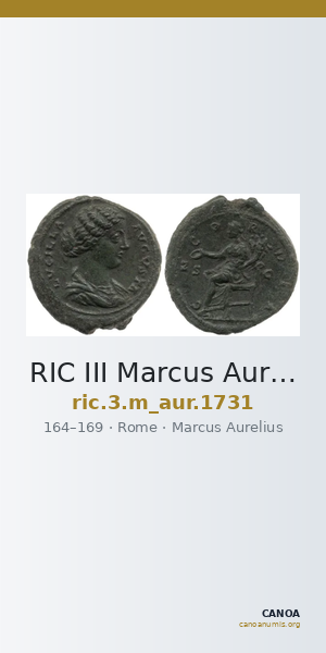 RIC III Marcus Aurelius 1731 — CANOA