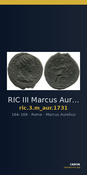 RIC III Marcus Aurelius 1731 — CANOA