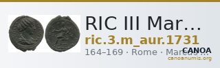 RIC III Marcus Aurelius 1731 — CANOA