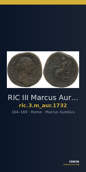 RIC III Marcus Aurelius 1732 — CANOA