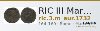 RIC III Marcus Aurelius 1732 — CANOA