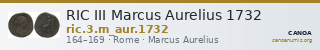 RIC III Marcus Aurelius 1732 — CANOA