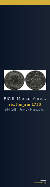 RIC III Marcus Aurelius 1733 — CANOA