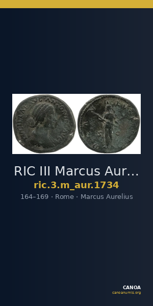 RIC III Marcus Aurelius 1734 — CANOA