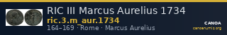 RIC III Marcus Aurelius 1734 — CANOA
