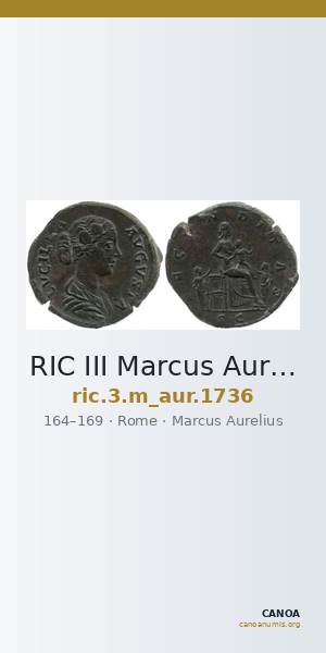 RIC III Marcus Aurelius 1736 — CANOA