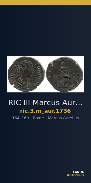 RIC III Marcus Aurelius 1736 — CANOA