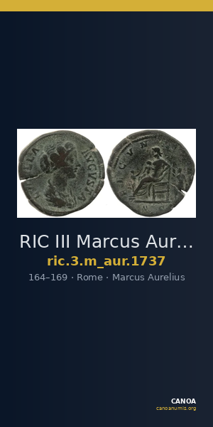 RIC III Marcus Aurelius 1737 — CANOA
