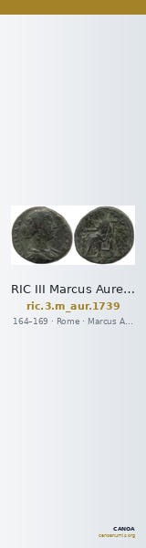 RIC III Marcus Aurelius 1739 — CANOA